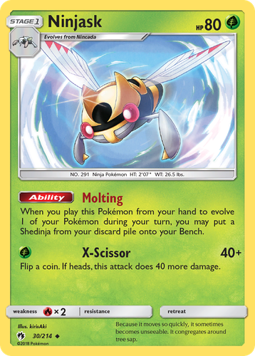 Ninjask 30, Lost Thunder