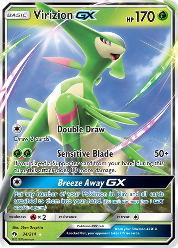 Virizion-GX 34, Lost Thunder