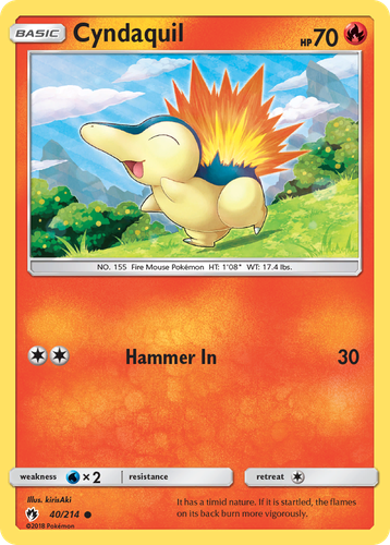 Cyndaquil 40, Lost Thunder