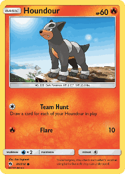 Houndour 45, Lost Thunder