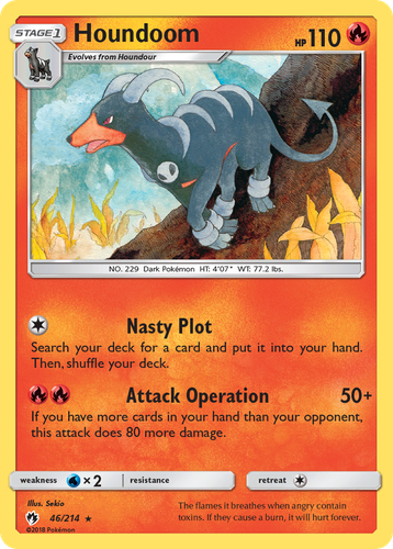 Houndoom 46, Lost Thunder
