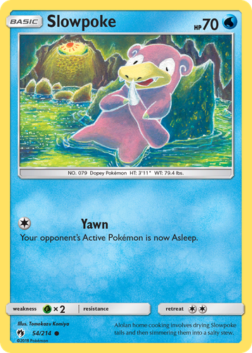 Slowpoke 54, Lost Thunder