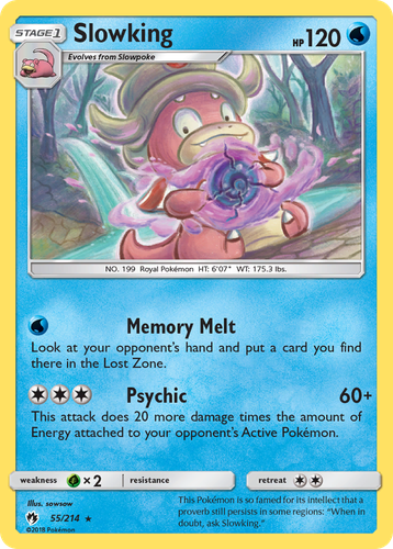 Slowking 55, Lost Thunder