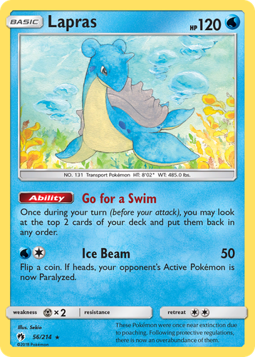 Lapras 56, Lost Thunder