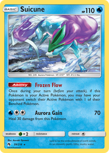 Suicune 59, Lost Thunder