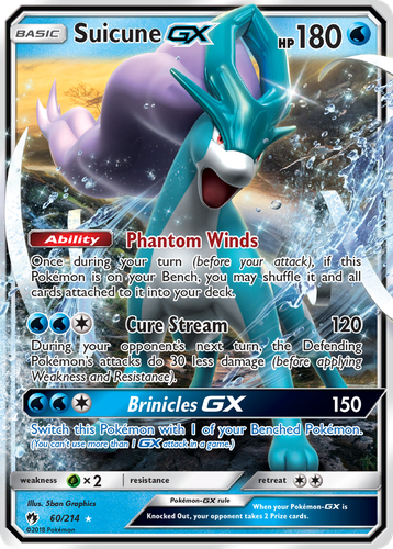 Suicune-GX 60, Lost Thunder