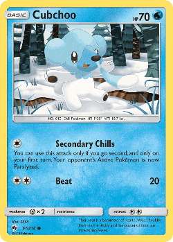 Cubchoo 61, Lost Thunder
