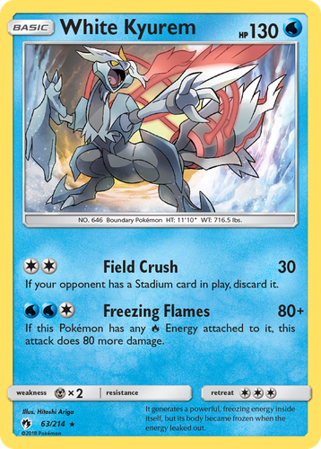 White Kyurem 63, Lost Thunder