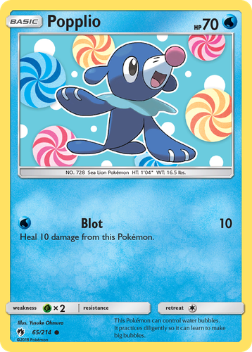Popplio 65, Lost Thunder
