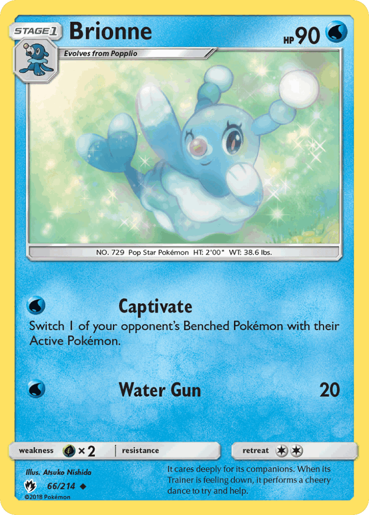 Brionne #66 from Lost Thunder - Uncommon - Illustrated by Atsuko Nishida