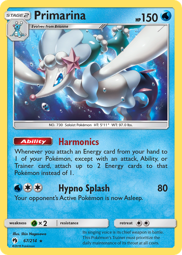 Primarina 67, Lost Thunder