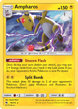 Ampharos 78, Lost Thunder
