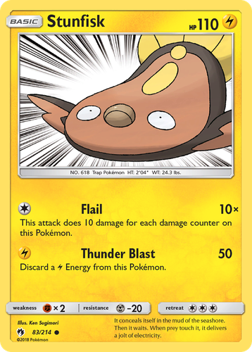Stunfisk 83, Lost Thunder