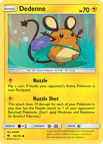 Dedenne 84, Lost Thunder
