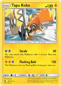 Tapu Koko 85, Lost Thunder