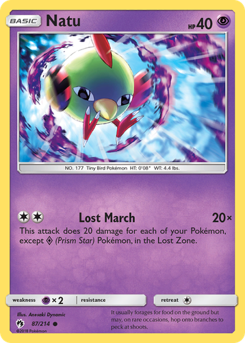 Natu 87, Lost Thunder
