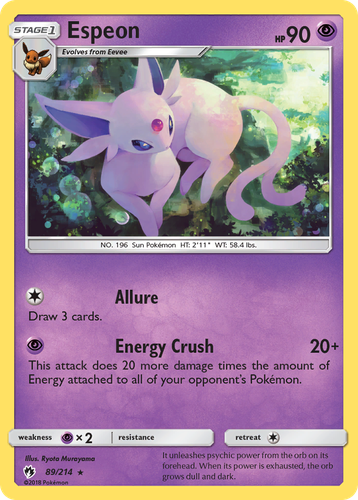 Espeon 89, Lost Thunder
