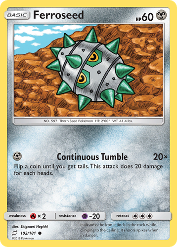 Ferroseed 102, Team Up