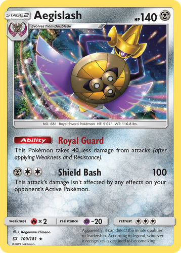 Aegislash 109, Team Up