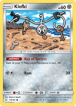 Klefki 110, Team Up