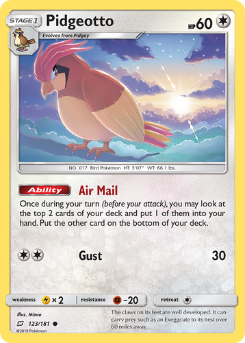 Pidgeotto 123, Team Up