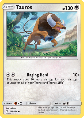 Tauros 129, Team Up