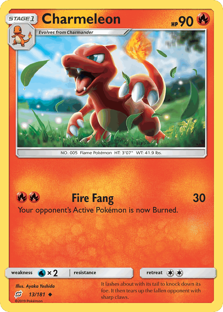 Charmeleon #13 from Team Up - Uncommon - Illustrated by Ayaka Yoshida
