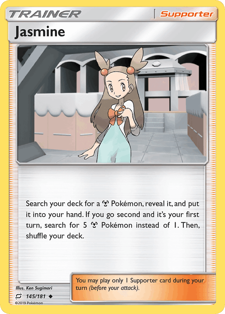 Jasmine #145 from Team Up - Uncommon - Illustrated by Ken Sugimori