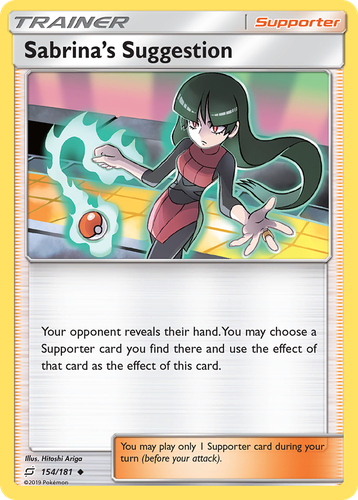 Sabrina's Suggestion #154 from Team Up - Uncommon - Illustrated by Hitoshi Ariga