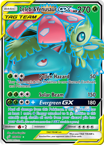 Celebi & Venusaur-GX 159, Team Up