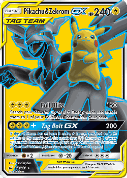 Pikachu & Zekrom-GX 162, Team Up