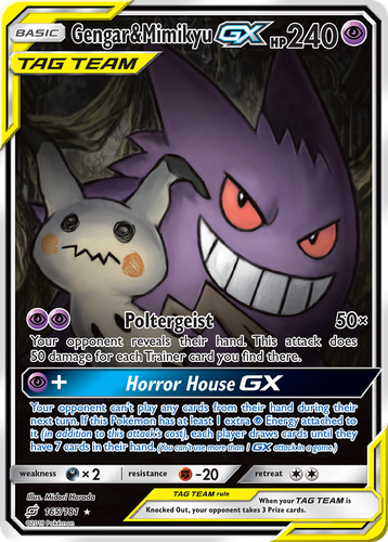 Gengar & Mimikyu-GX 165, Team Up