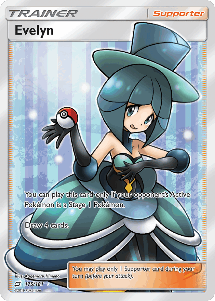 Evelyn #175 from Team Up - Rare Ultra - Illustrated by Kagemaru Himeno