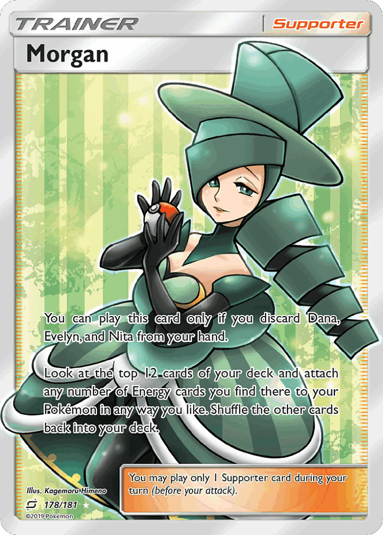 Morgan #178 from Team Up - Rare Ultra - Illustrated by Kagemaru Himeno