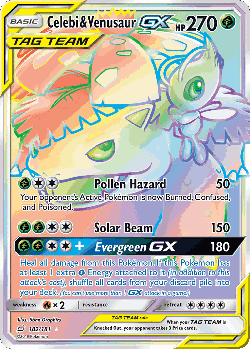 Celebi & Venusaur-GX 182, Team Up