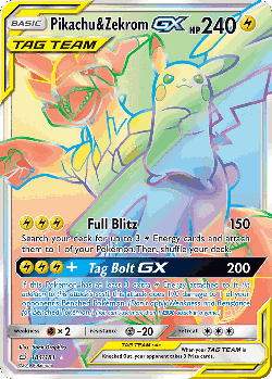 Pikachu & Zekrom-GX 184, Team Up
