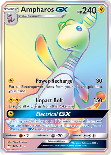 Ampharos-GX 185, Team Up