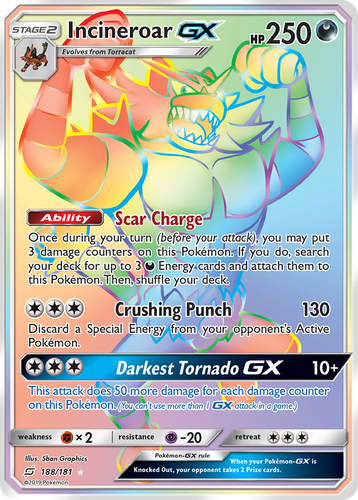 Incineroar-GX 188, Team Up