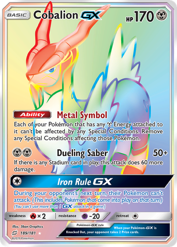 Cobalion-GX 189, Team Up
