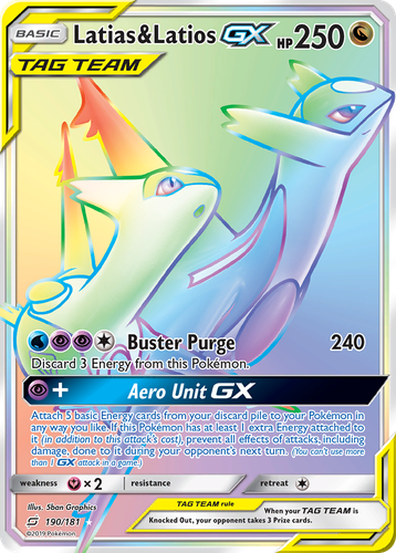 Latias & Latios-GX 190, Team Up