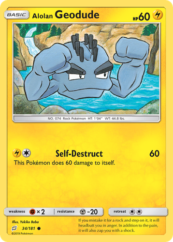 Alolan Geodude 34, Team Up