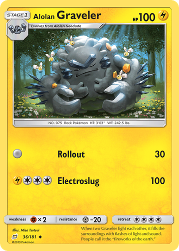 Alolan Graveler 36, Team Up