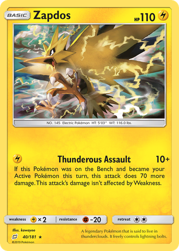 Zapdos 40, Team Up