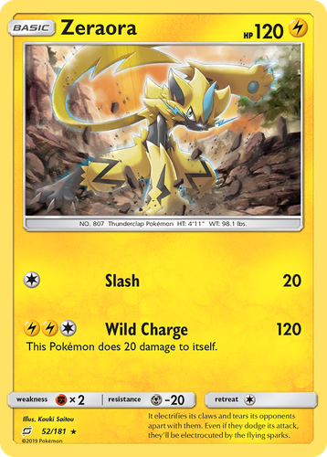 Zeraora 52, Team Up