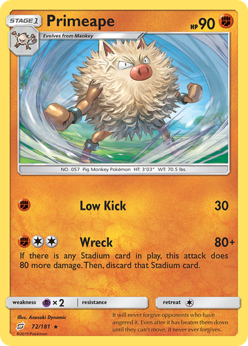 Primeape 72, Team Up