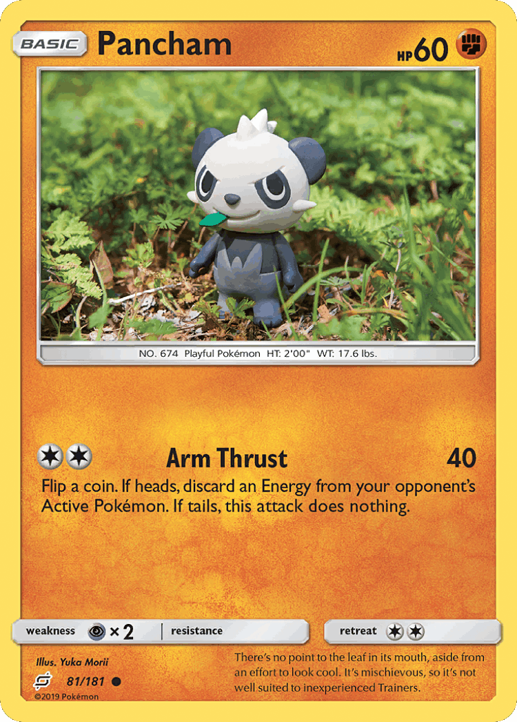 Pancham #81 from Team Up - Common - Illustrated by Yuka Morii