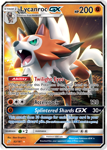 Lycanroc-GX 82, Team Up