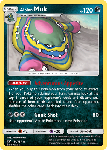 Alolan Muk 84, Team Up