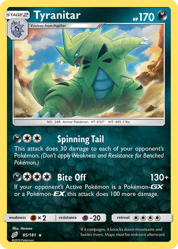 Tyranitar 85, Team Up