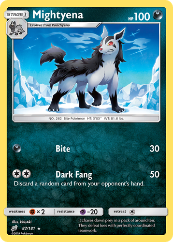 Mightyena 87, Team Up